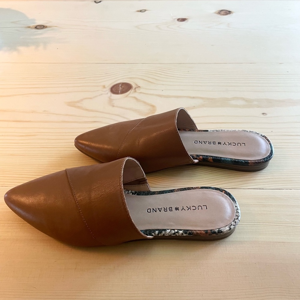 Genuine Leather Mules Shoes